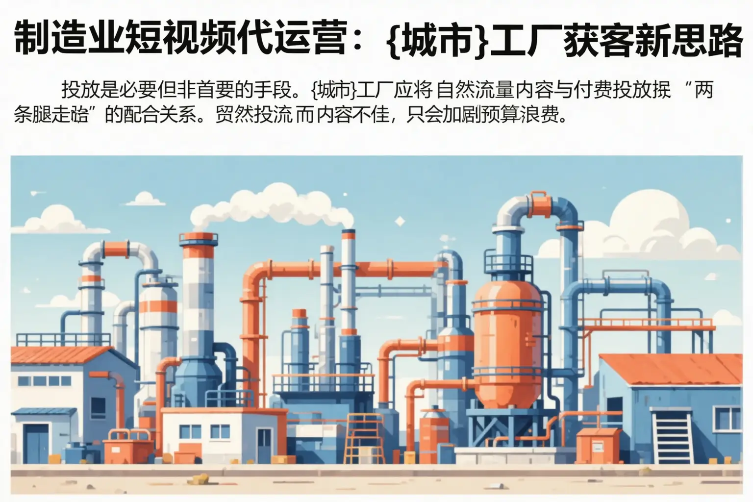 制造业短视频代运营:屯昌工厂获客新思路