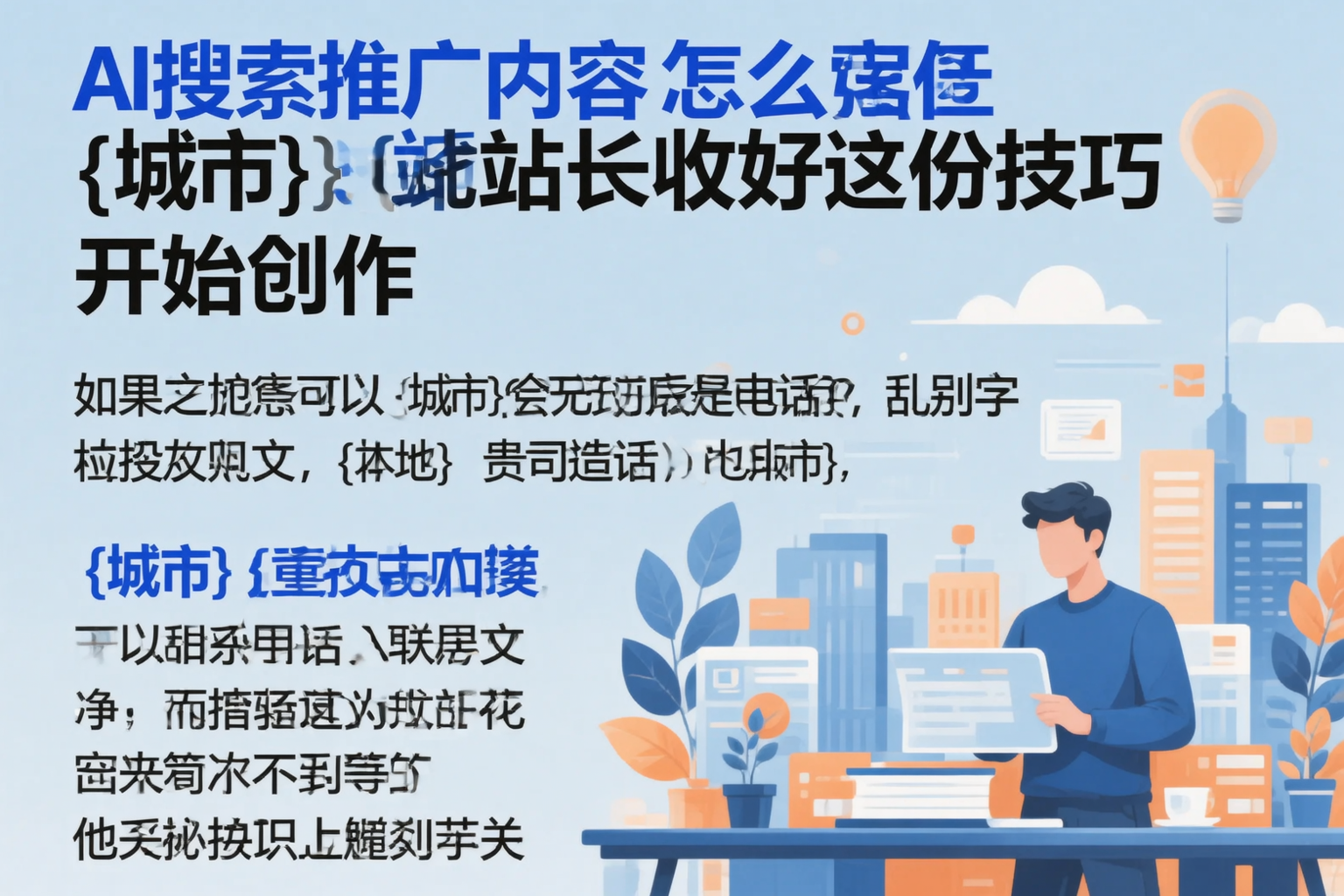 AI搜索推广内容怎么写？屯昌站长收好这份技巧
