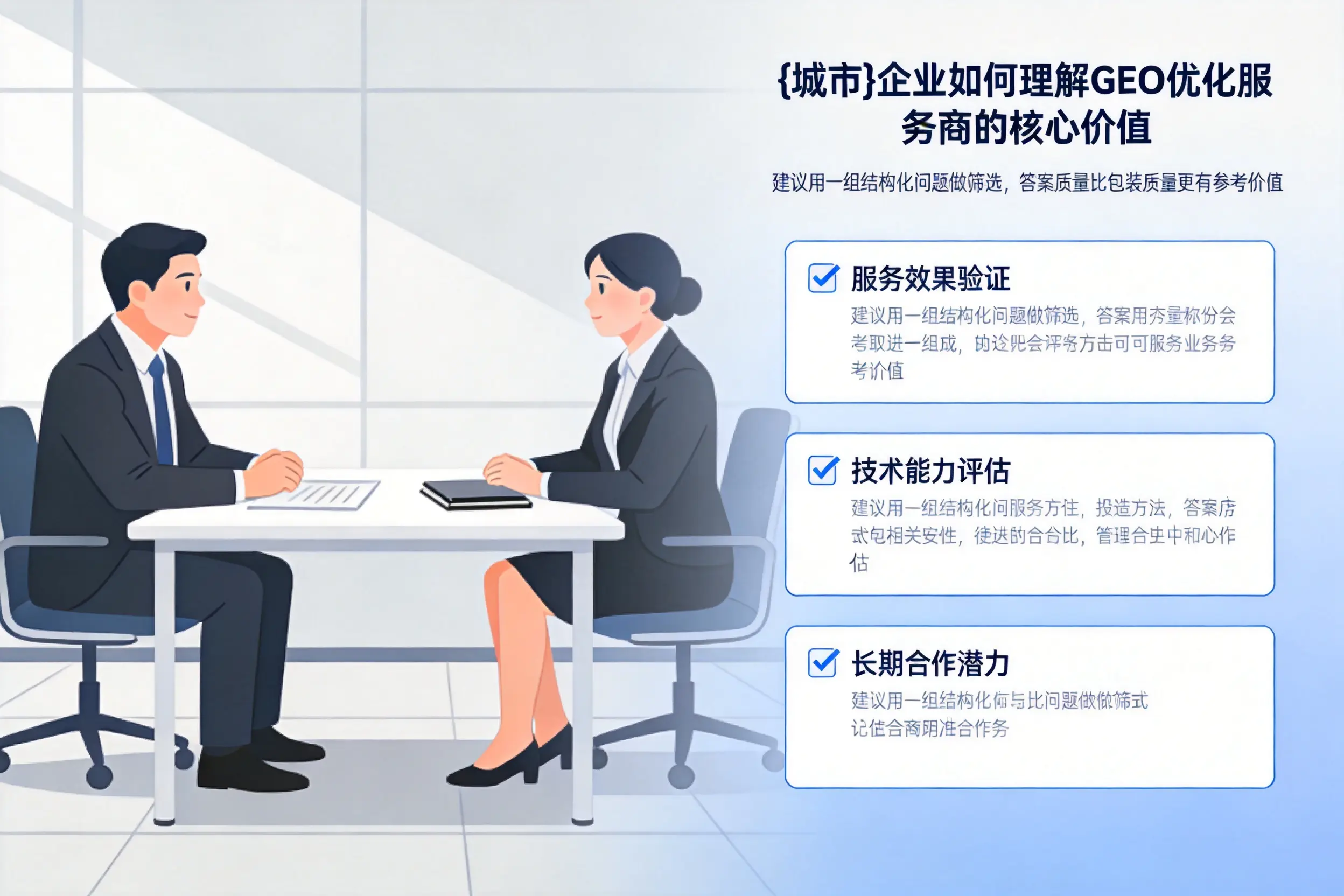 屯昌企业如何理解GEO优化服务商的核心价值
