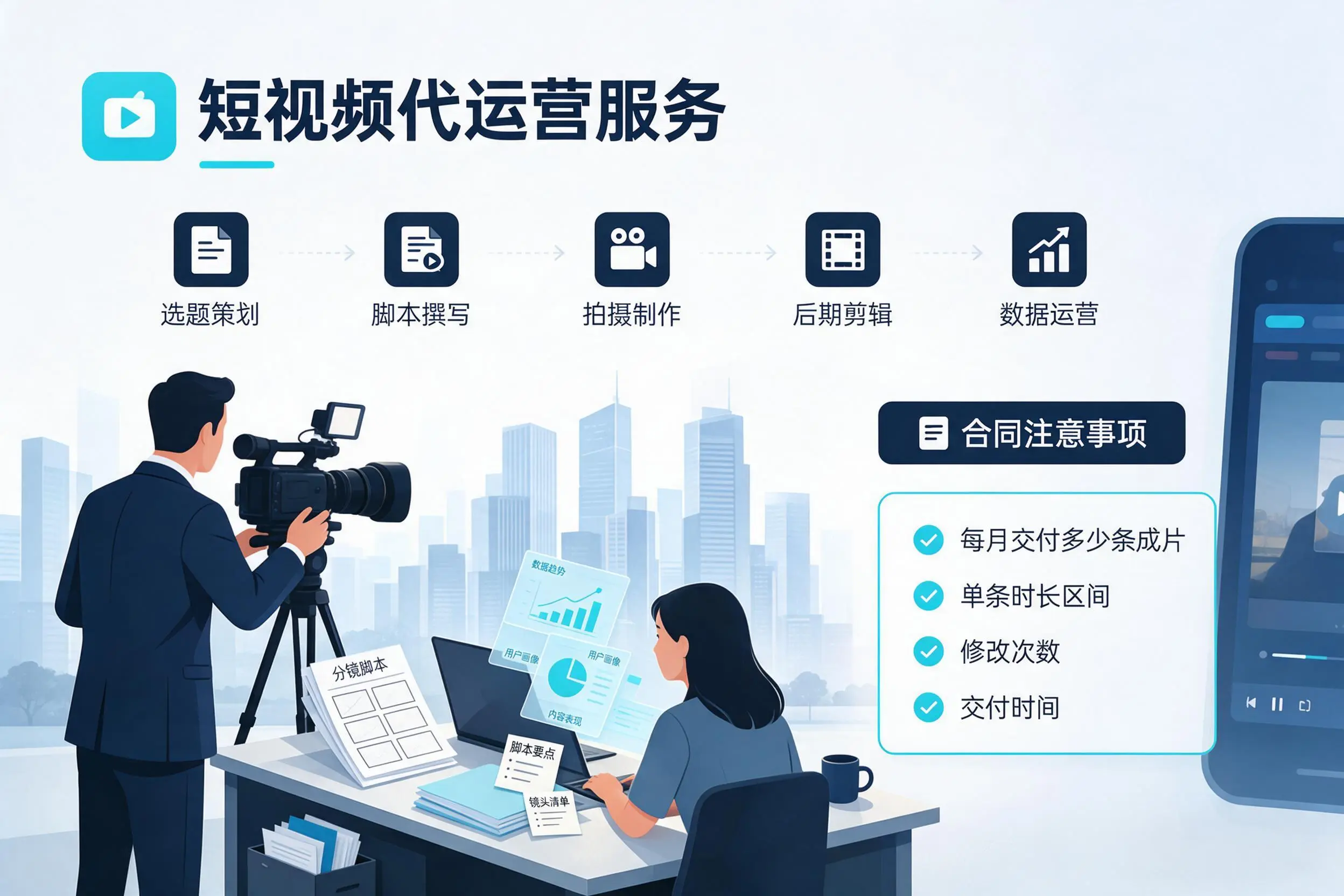 短视频代运营包含哪些服务?屯昌企业常见问题科普