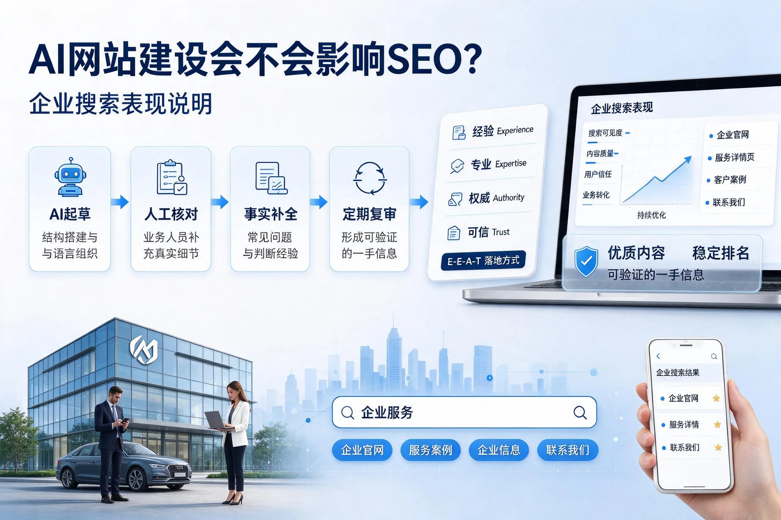AI网站建设会不会影响SEO?屯昌企业搜索表现说明