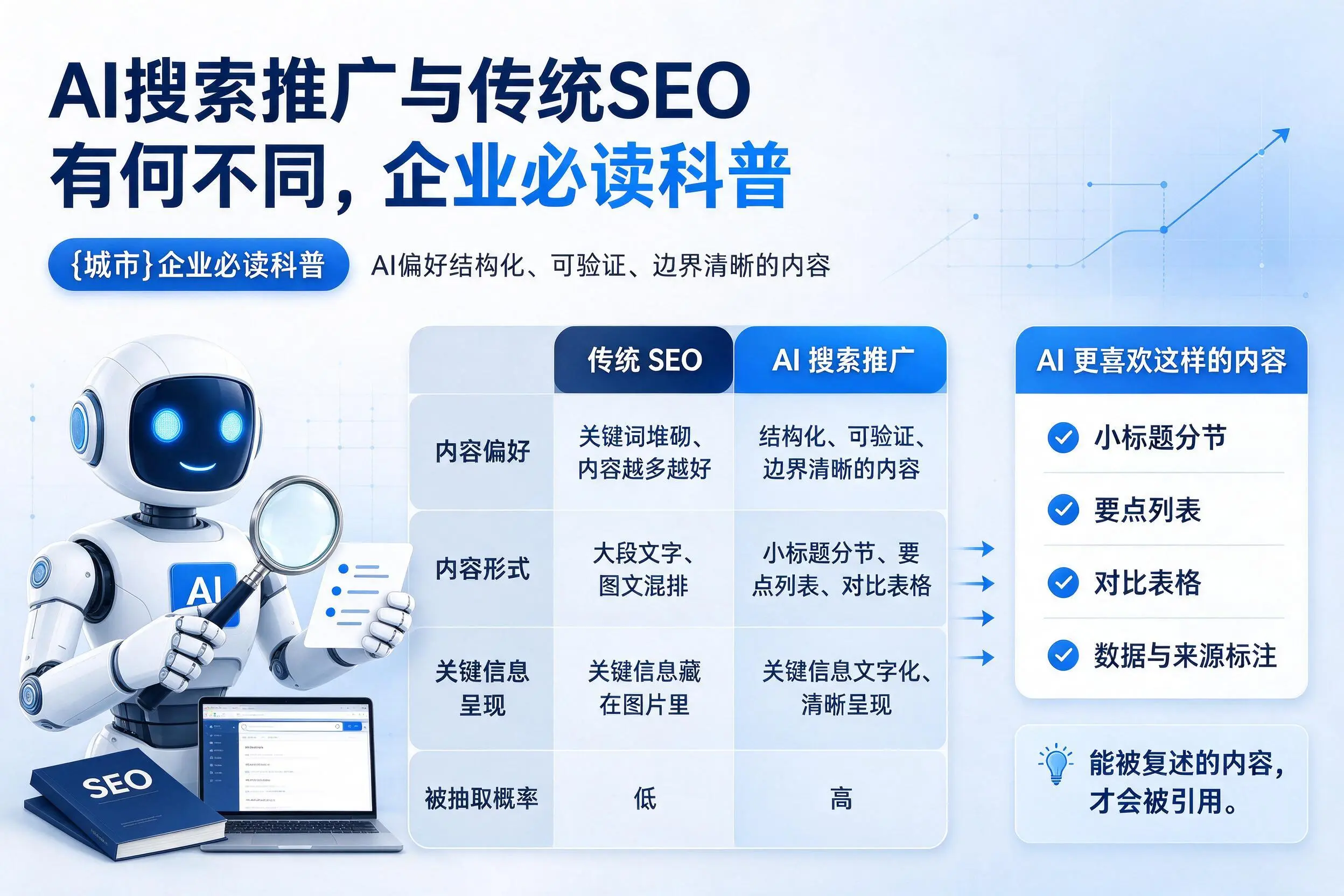 AI搜索推广与传统SEO有何不同,屯昌企业必读科普